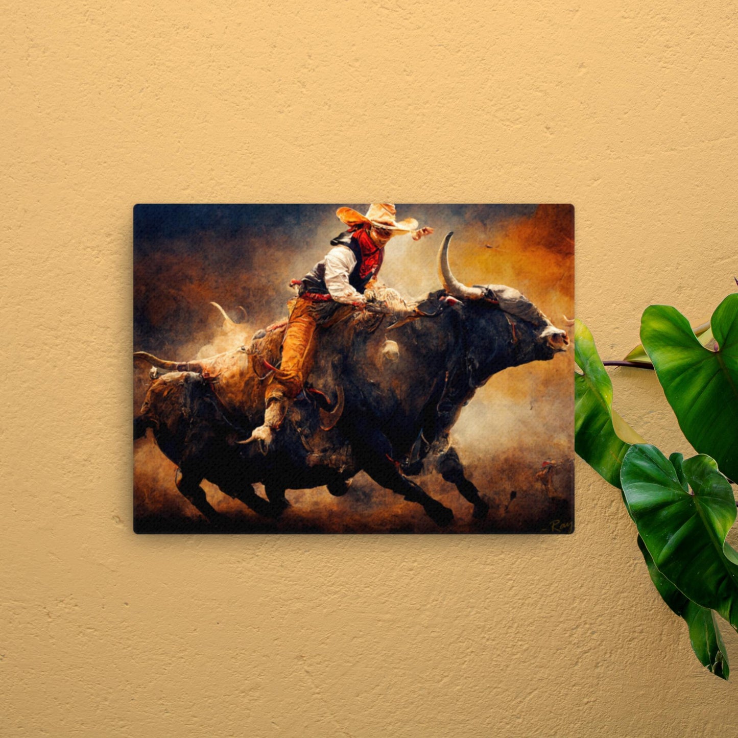 Blazing Bull ~Thin Canvas