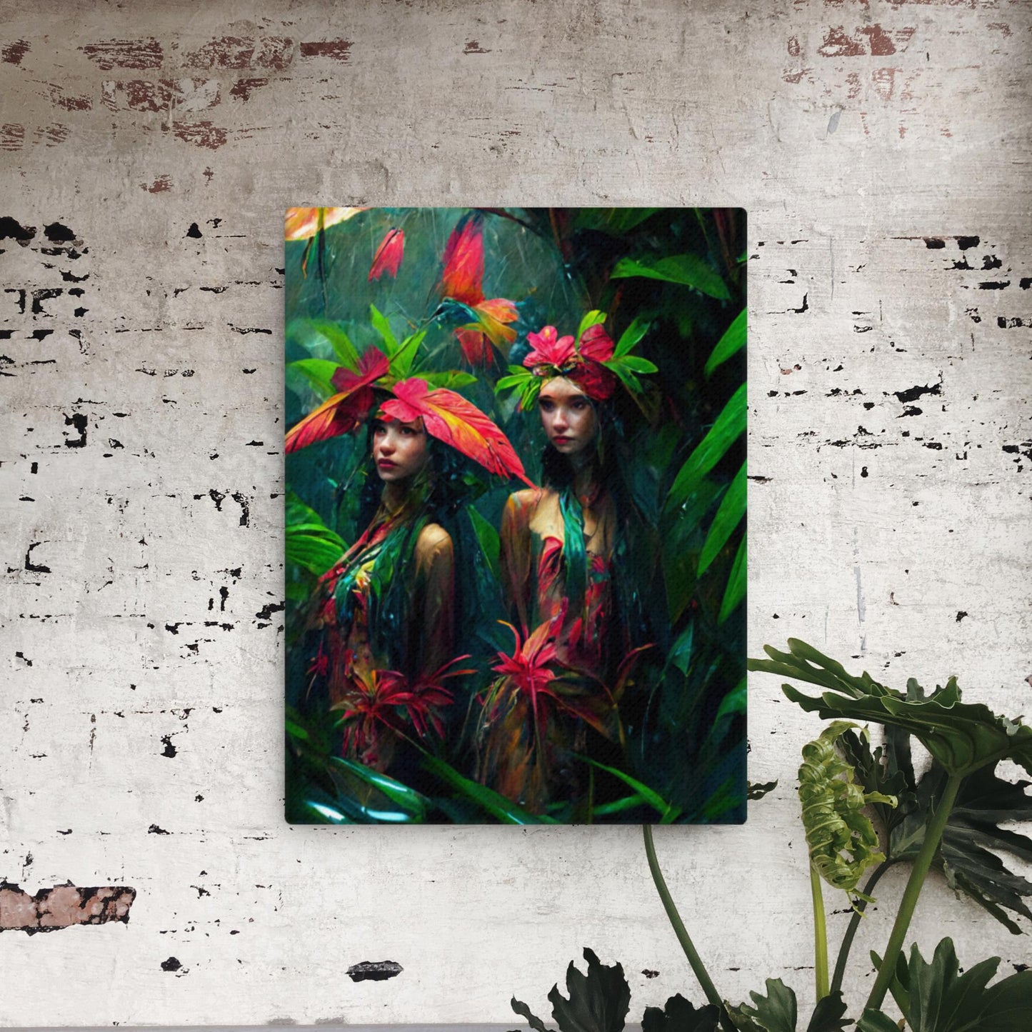 Enchanted Jungle Dreams: Splashes of Colors