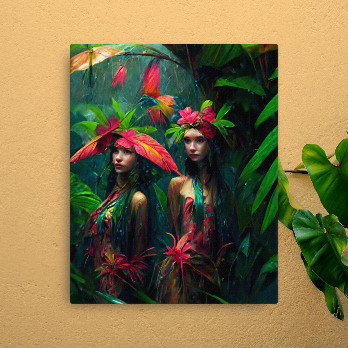 Enchanted Jungle Dreams: Splashes of Colors