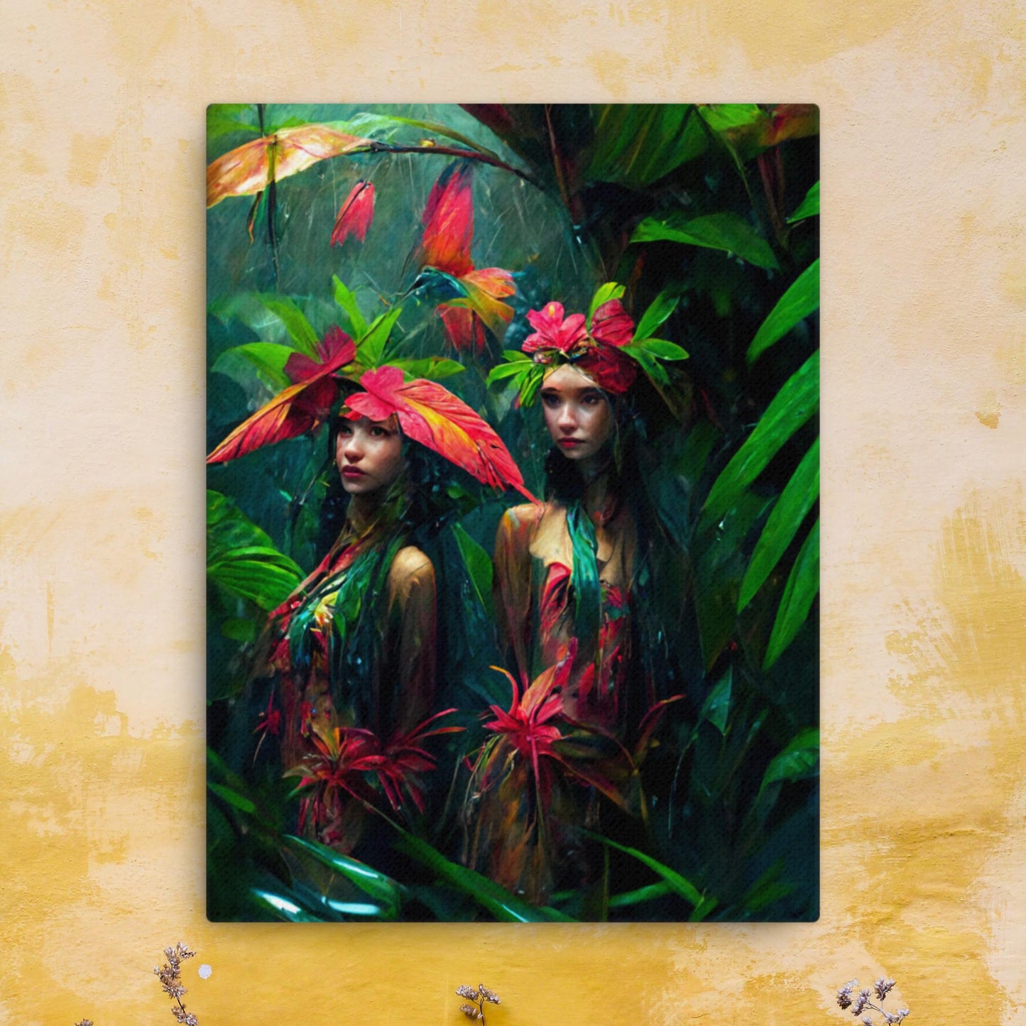 Enchanted Jungle Dreams: Splashes of Colors