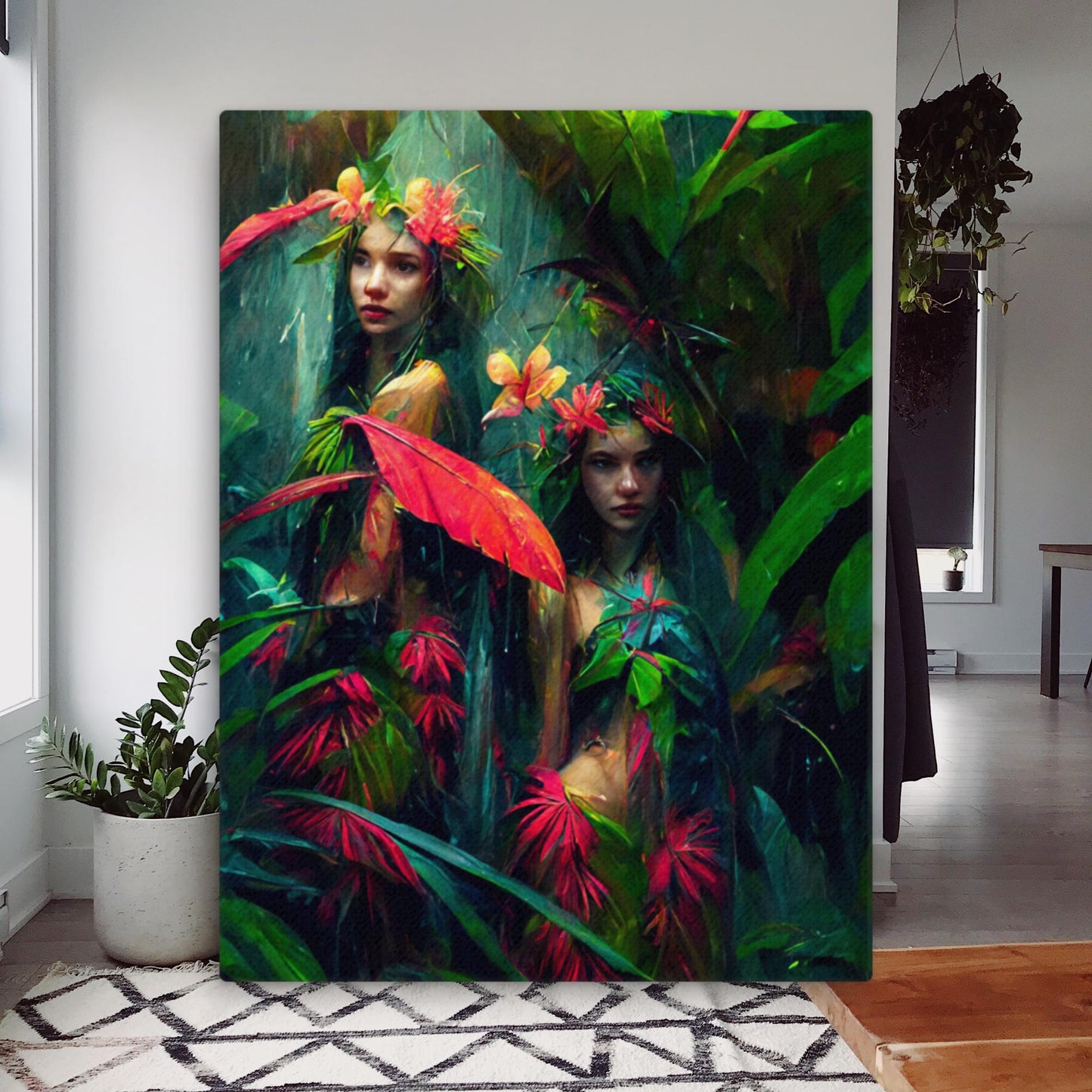 Enchanted Jungle: A Portrait of Feminine Grace