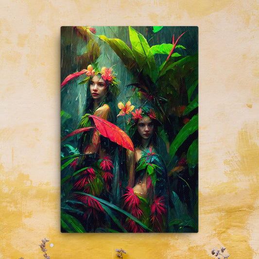 Enchanted Jungle: A Portrait of Feminine Grace